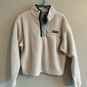 Columbia Off-White Fleece Jacket